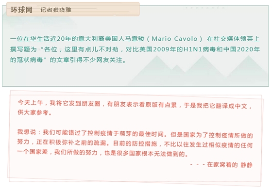 各位，這里有點不對勁，對比美國2009年的H1N1病毒和中國2020年的冠狀病毒