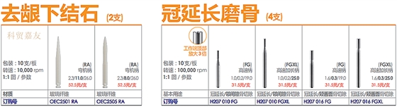 德國奧一去齦下結(jié)石、冠延長磨骨