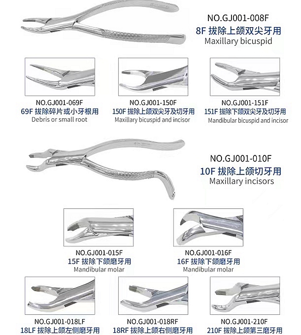 上海偉榮防滑拔牙鉗 